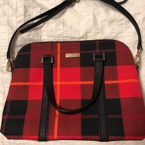 NWT Kate Spade Small Rachelle - Newbury Red Plaid